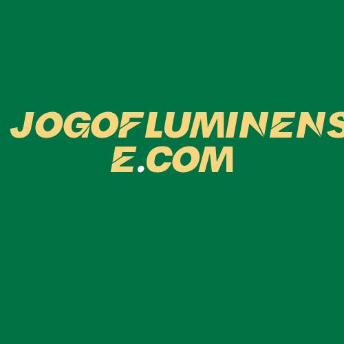 Logo da JOGOFLUMINENSE